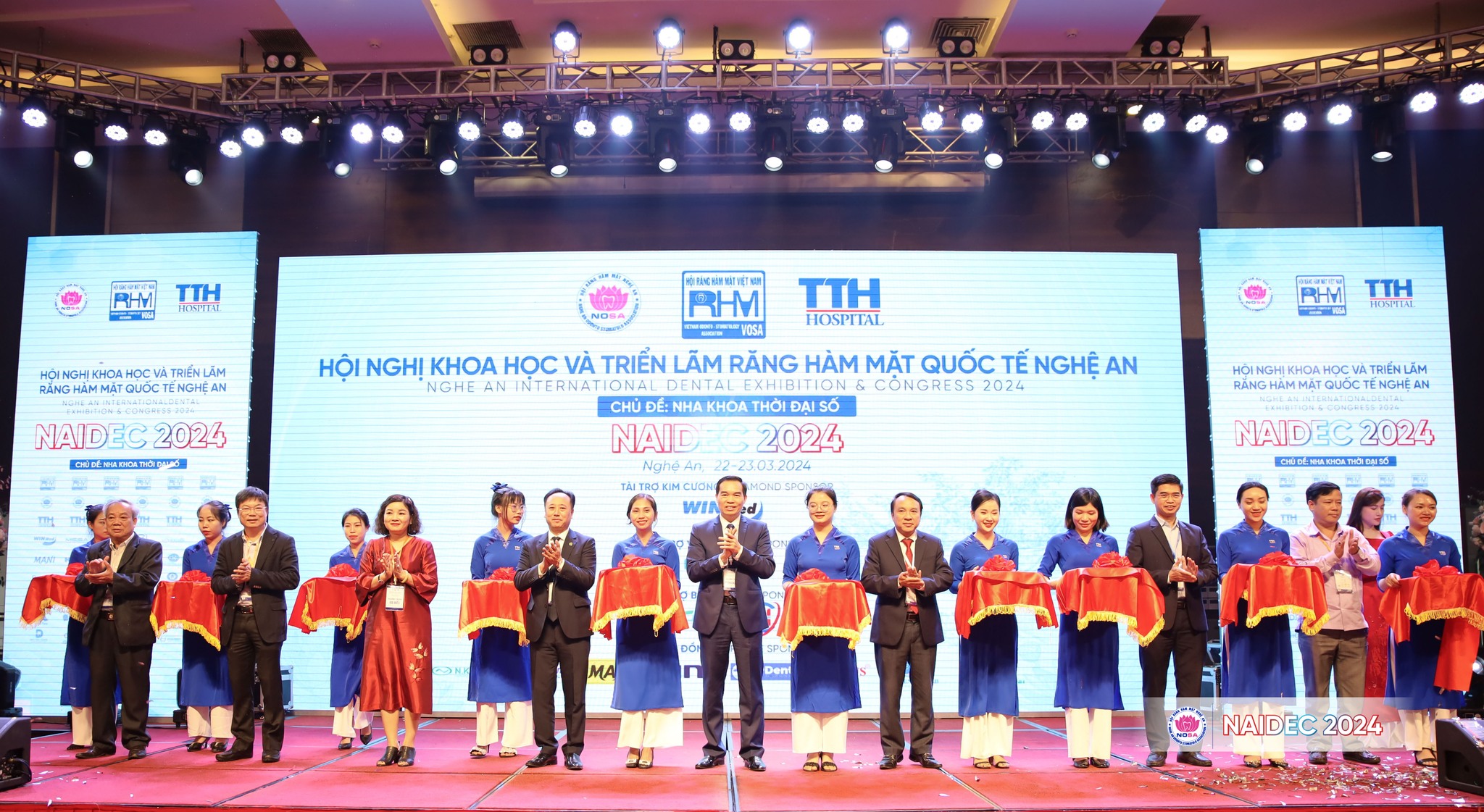 KHAI MẠC HỘI NGHỊ KHOA HỌC & TRIỂN LÃM RĂNG HÀM MẶT QUỐC TẾ NGHỆ AN - NAIDEC 2024